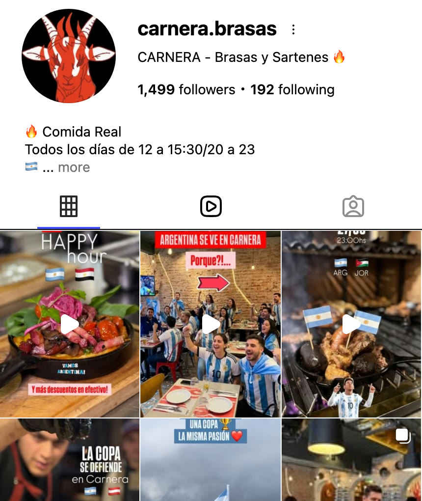 Instagram de Carnera